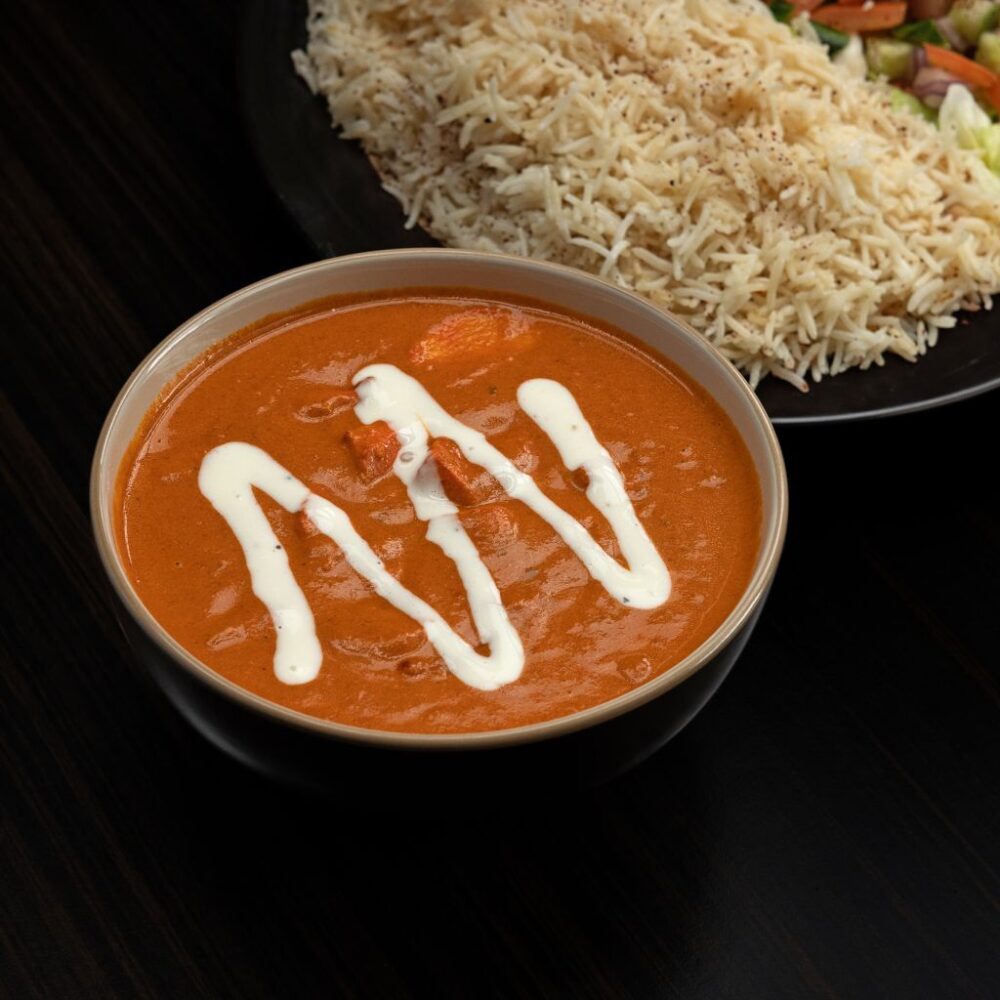 Butter Chicken - (Served with Rice, Salad & Naan) 3 - the kabab shoppe