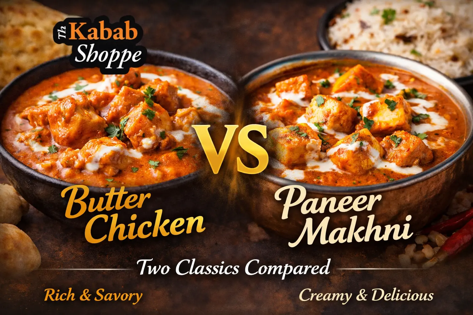 Butter Chicken vs Paneer Makhni 