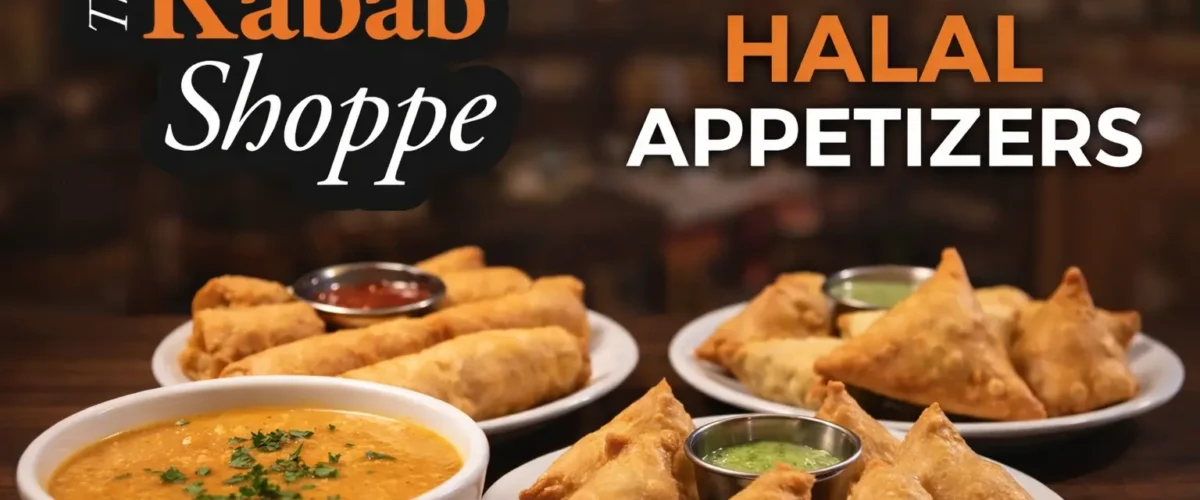 Explore delicious halal appetizers at The Kabab Shoppe