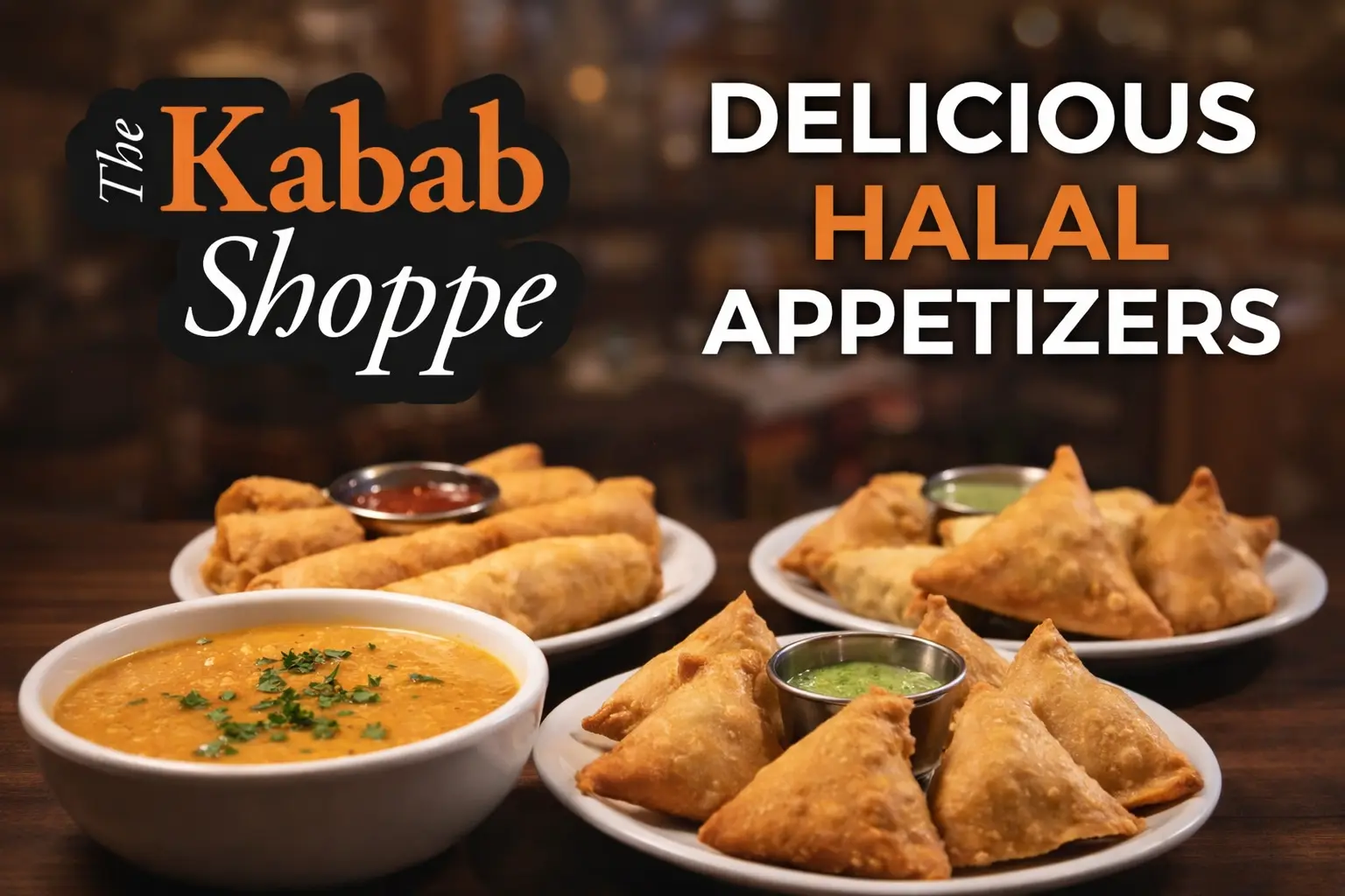 Explore delicious halal appetizers at The Kabab Shoppe