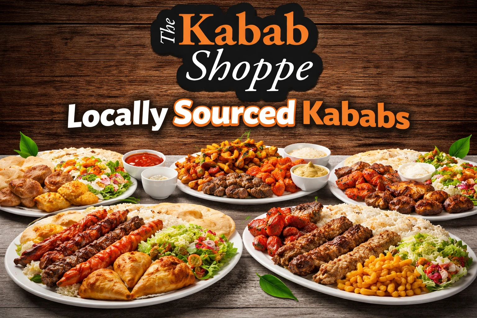 Delicious platters from The Kabab Shoppe