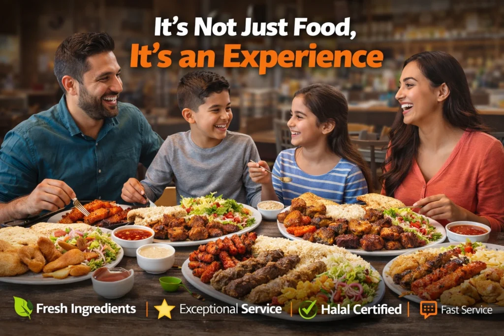 Enjoy locally sourced kababs made with fresh ingredients