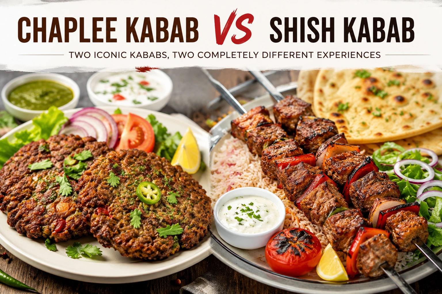 Chaplee Kabab vs Shish Kabab Understanding Two Iconic Halal Kabab Styles