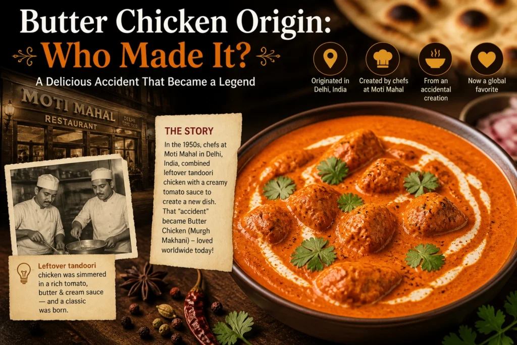  butter chicken at the kabab shoppe
