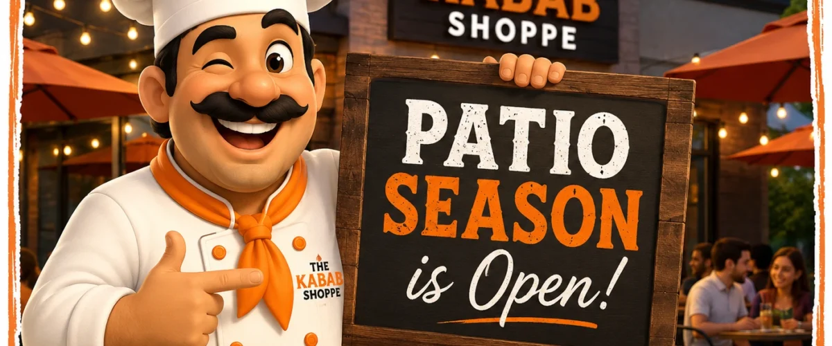 Patio season is open at Kabab Shoppe