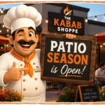 Patio season is open at Kabab Shoppe