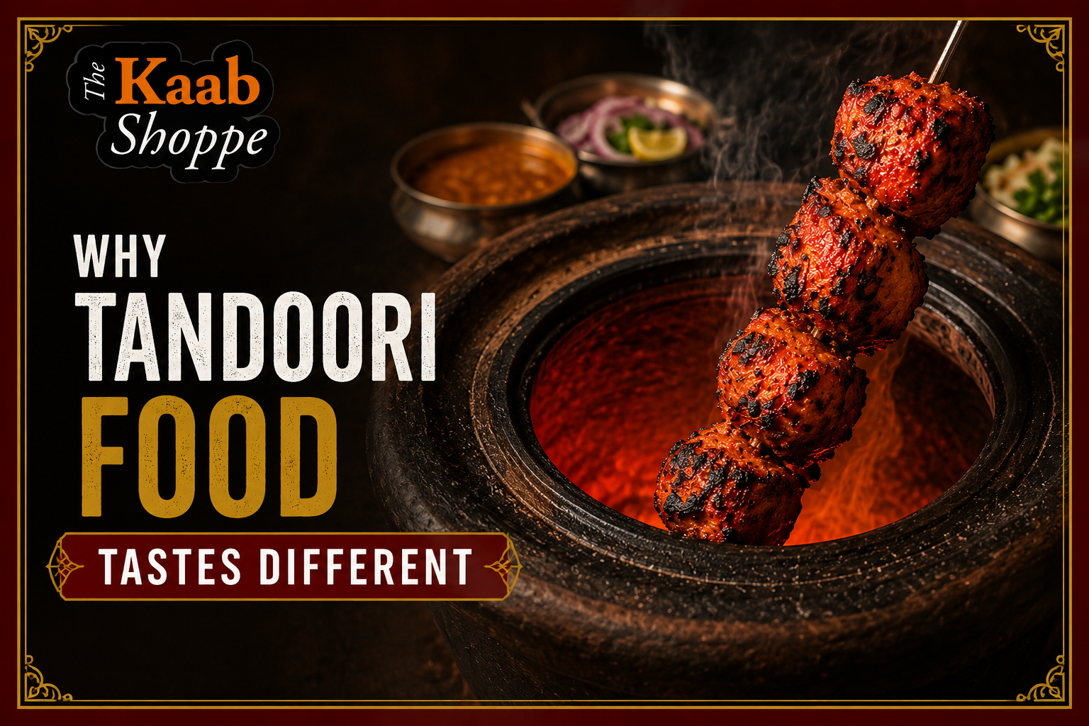Why tandoori food tastes different: Maillard reaction, smoke infusion and moisture lock