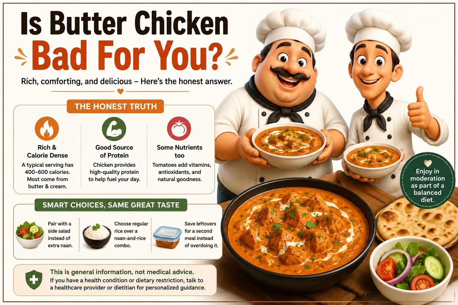 Is butter chicken bad for you nutrition and calories guide
