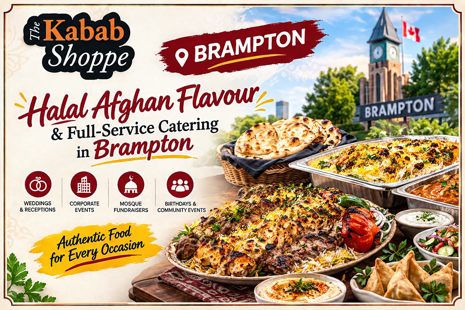 Brampton Halal Afghan Catering Feast